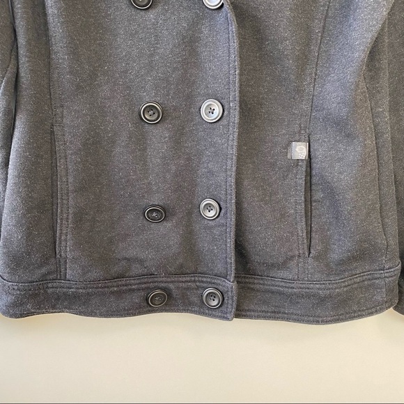 MOUNTAIN HARDWEAR Grettana Gray Peacoat Hoodie Jacket! Medium - Picture 4 of 10